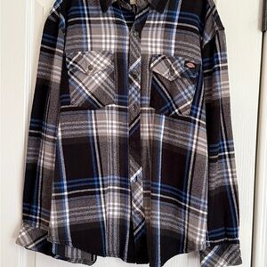Dickies plaid flannel shacket, jacket, coat, shirt